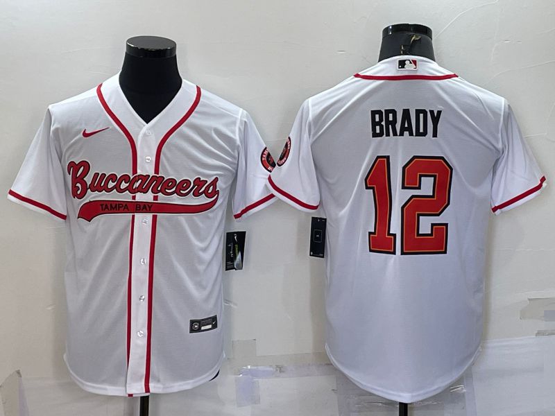 Men Tampa Bay Buccaneers #12 Brady White 2022 Nike Co branded NFL Jersey2->tampa bay buccaneers->NFL Jersey